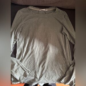 Athleta Gray Long Sleeve Top